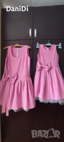 Комплект дамска и детска рокля еднакви, снимка 1 - Рокли - 41841455