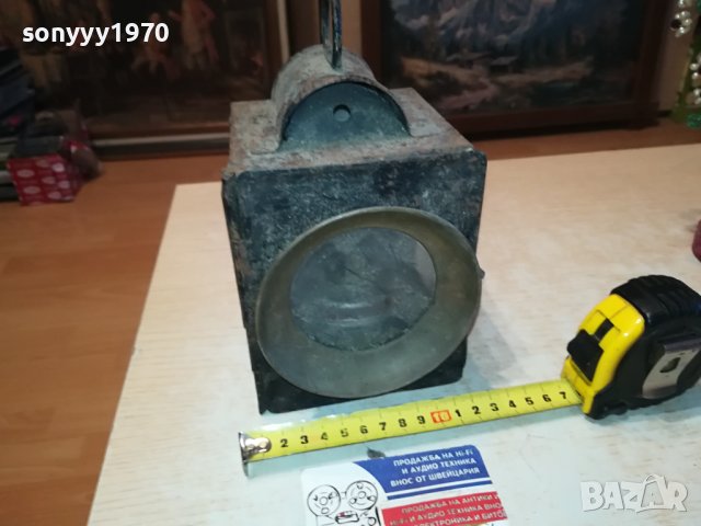 АНТИЧЕН ГАЗОВ ФЕНЕР 2702241722, снимка 4 - Антикварни и старинни предмети - 44496941