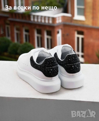 Alexander McQueen Дамски Маратонки С Кристали👟 Дамски Спортни Обувки Код E1268, снимка 5 - Маратонки - 53755912