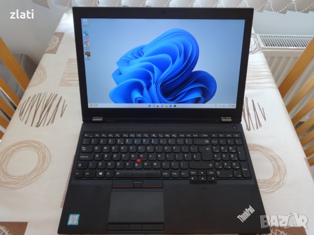Мощен Лаптоп Lenovo Thinkpad P50 15.6" i7-6820HQ/RAM32GB/SSD 48GB