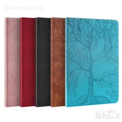 Кожен калъф Life Tree за Lenovo Tab P12 Pro 12.7 2025- "Щампа дърво", Стойка, Слот за писалка, Вкл. , снимка 11 - Калъфи, кейсове - 53030296