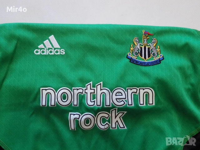 футболна тениска newcastle goalkeeper 2004-2005 adidas vintage екип блуза фанела мъжка оригинал S, снимка 3 - Спортни дрехи, екипи - 49517880