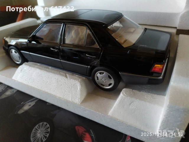 1:18 Метален модел на  Mercedes Benz 230E W124 AMG Wheels , снимка 4 - Колекции - 52921834