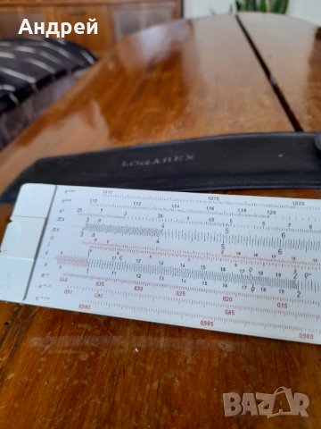 Стара логаритмична линия Logarex #4, снимка 3 - Антикварни и старинни предмети - 40240916