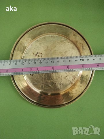 КРАСИВ МАЛЪК БРОНЗОВ  ПОДНОС 130ГР., снимка 5 - Други ценни предмети - 41755323