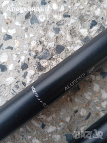 Алуминиеви щеки за ски -110см, снимка 2 - Зимни спортове - 52185405