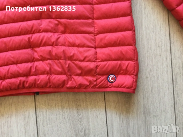 НОВО оригинално червено пухено яке COLMAR размер 56 / XL от Италия, снимка 9 - Якета - 53808078
