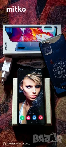 SAMSUNG GALAXY A70-Перфектно състояние.Пълен комплект, снимка 2 - Samsung - 56184013