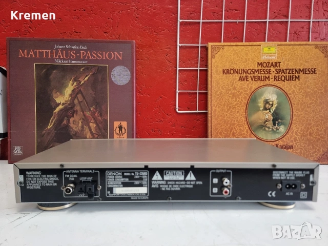 тунер DENON TU-235 RD, снимка 5 - Ресийвъри, усилватели, смесителни пултове - 53401814