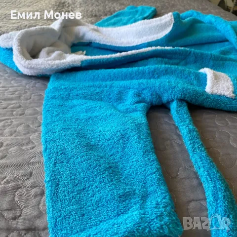 НОВ бебешки халат 92-98 размер, снимка 8 - Хавлии и халати - 48376043