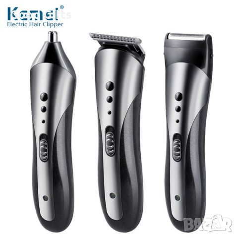 Професионална машинка + тример за подстригване Kemei KM1407 3в1, снимка 3 - Машинки за подстригване - 34707264