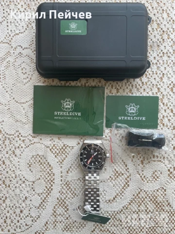Чисто нов автоматичен часовник STEELDIVE SD1963 42MM, снимка 1
