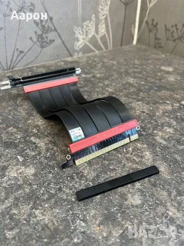 Кабел за вертикален монтаж на видео карта PCIe 4.0 X16, снимка 5 - Други - 49569655