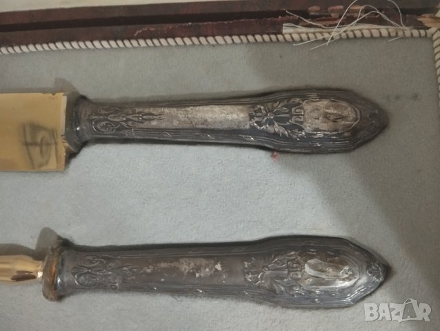 Комплект барокови прибори за сервиране-компект, снимка 2 - Други ценни предмети - 41773455