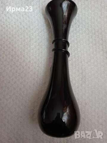 Стъклена ваза, снимка 2 - Вази - 49651097