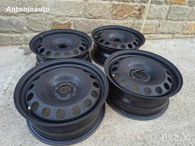 5х100 - 16 цола оригинални метални джанти 5x100 от volkswagen 5 x 100, снимка 2 - Гуми и джанти - 51584761