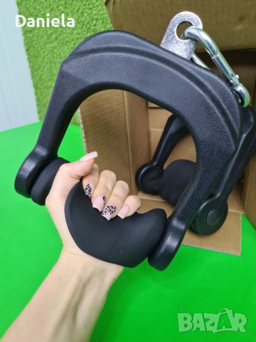 НОВО Уникални Gym Handle - чифт единични ръкохватки уретан, снимка 4 - Фитнес уреди - 44310180