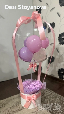 Аранжировка с кристален ( Бобо) балон
