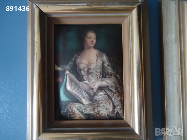 Две ретро картини принт или нещо подобно, снимка 2 - Картини - 49708852