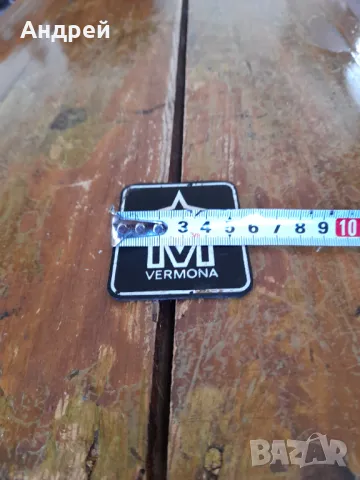 Стара емблема Vermona, снимка 5 - Други ценни предмети - 50234701