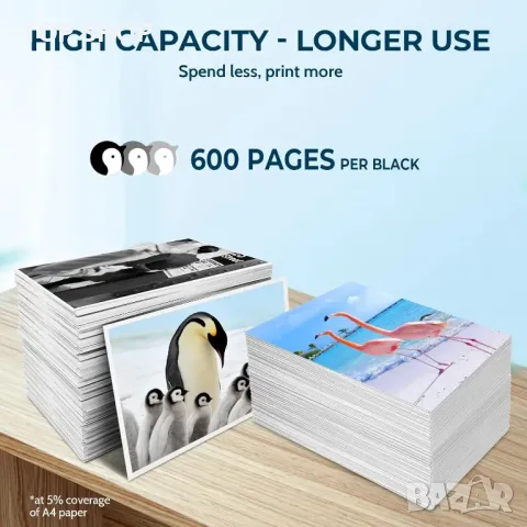 Penguin PG-540XL 2 черни касети с мастило за Canon 540 XL, снимка 6 - Консумативи за принтери - 49937966
