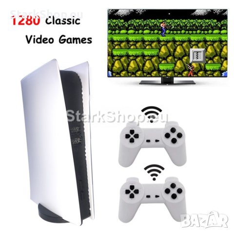 Ретро игра за телевизор с безжични джойстици PS+, снимка 2 - Други игри и конзоли - 41378968