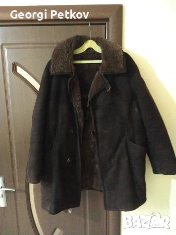 кожена шуба 