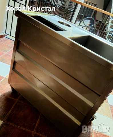 Разпродажба! Количка сервитьорска - инокс, снимка 2 - Обзавеждане за заведение - 52328230