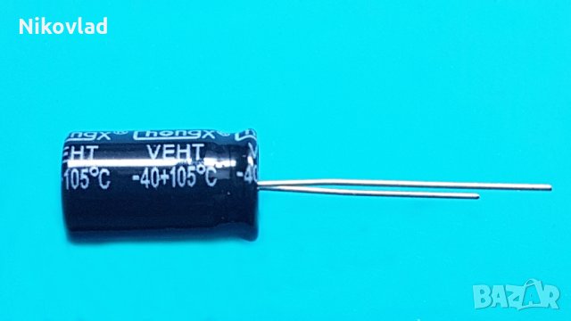 Високоволтов електролитен кондензатор 400V 10uF, снимка 2 - Друга електроника - 35761157