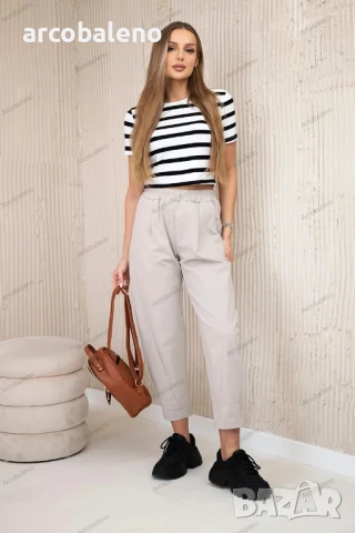 Дамски панталони с джобове Summer Punto, 14цвята , снимка 16 - Панталони - 50635657