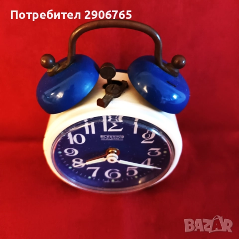 Часовник будилник BLESING Германия работещ, снимка 6 - Антикварни и старинни предмети - 52171113