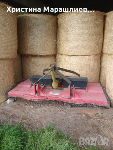  Продава мулчер с синджири има и ножове, работна ширина 2.4 метра. Здрав и  надежден .