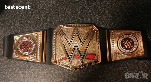 Шампионски пояс WWE Undisputed World Heavyweight Championship световната титла Mattel belt колан, снимка 5 - Други - 49916853