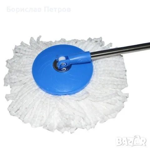 Резервен моп парцал за Spin mop/ Специалните микрофибърни влакна на мопа привличат всичко , снимка 8 - Мопове, кофи, четки и метли - 55766559