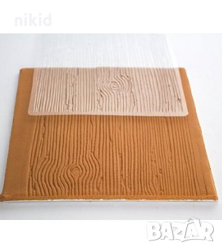 Кора дърво дървесина текстура релеф релефно платно пластмасов стенсил отпечатък фондан редакция