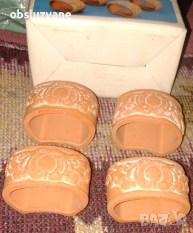 Сет уникални пръстени за салфетки, снимка 1