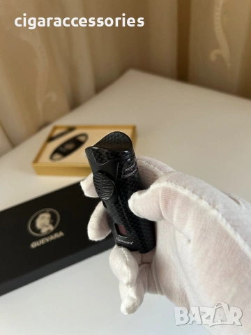 Guevara подаръчен комплект за пури – запалка и резачка, снимка 3 - Запалки - 53152665