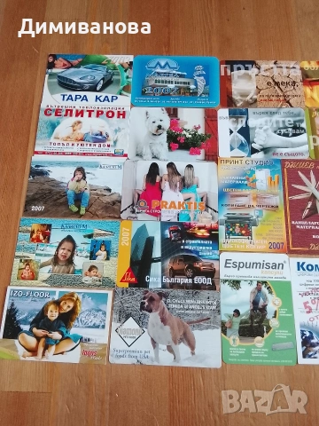 28 малки календарчета от 2007 г., снимка 5 - Колекции - 51632314