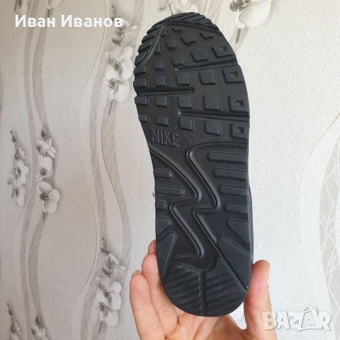 Оригинални МАРАТОНКИ NIKE AIR MAX 90 LEATHER   номер 38,5-39, снимка 14 - Маратонки - 40715078