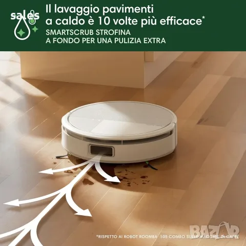 iRobot Roomba Max 705 Combo, роботизирана прахосмукачка и почистваща машина за под, 13 000 Pa , снимка 9 - Прахосмукачки - 56136455