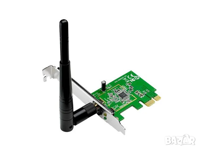 Wi-Fi адаптер ASUS PCE-N10 – вътрешен PCI-E модул, снимка 1