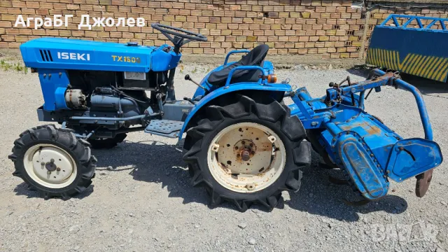 Японски трактор Iseki TX1500F с фреза, 4x4, 15 кс., АграБГ Джолев, снимка 3 - Селскостопанска техника - 46067474
