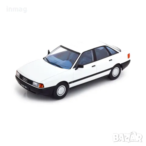 Метална кола Audi 80 B3 / Ауди, 1989, мащаб 1:18, бял цвят, T9-1800340, снимка 1