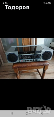 Ретро музкална уредба тунер усилвател и грамофон Вега РЕ301 С