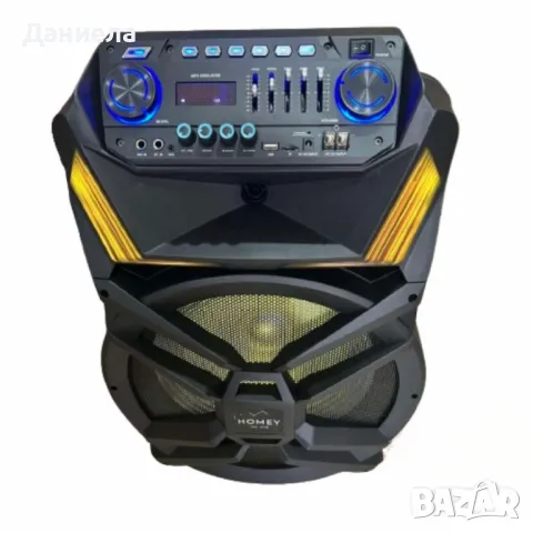 Професионална караоке тонколона Homey 18″ – Перфектното озвучаване за всяко събитие, снимка 3 - Тонколони - 49742705