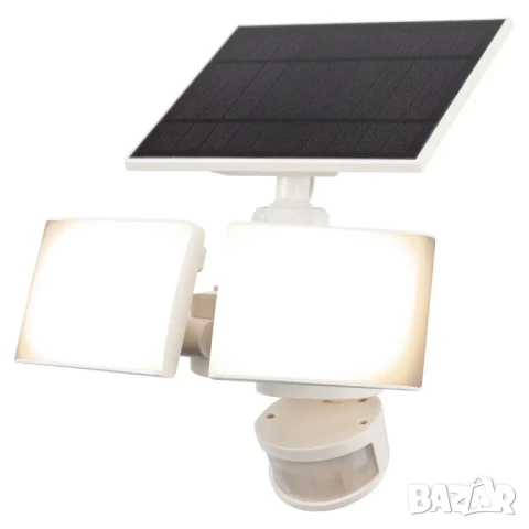 Външен двоен соларен прожектор със сензор за движение LIVARNO Home, снимка 2 - Соларни лампи - 51177146