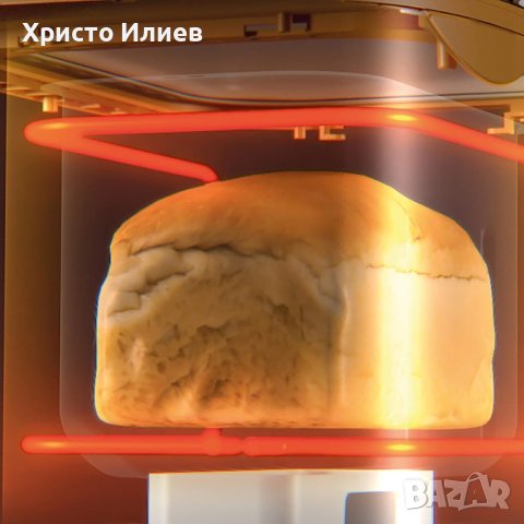 Хлебопекарна Imetec 7916 Zero-Glu Pro 20 програми 2 бъркалки, снимка 4 - Хлебопекарни - 41264844