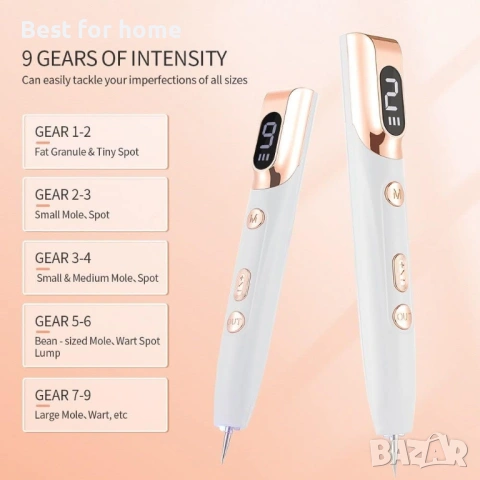 Електрически комплект за премахване на бенки с акумулаторна писалка с 9 нива, снимка 3 - Други - 53816471