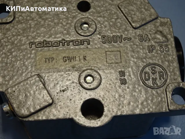 краен изключвател VEB Robotron GWU1R Limit Switch 6A 500VAC, снимка 4 - Резервни части за машини - 47675769