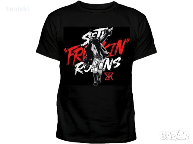 Тениска WWE кеч Seth Rollins мъжки и детски размери, снимка 4 - Тениски - 28128795